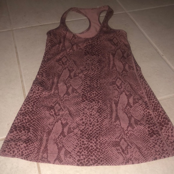 Lululemon Cool Racerback Fitted snakeprint tank - Picture 1 of 4